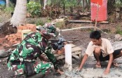 ​Dukung Kebutuhan Air Bersih Desa Kuala Lemang, Satgas TMMD Ke-130 Kebut Pembangunan MCK dan Sumur Bor