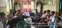 Babinsa Pulau Burung Gelar Komsos di Desa Sungai Danai, Perkuat Harmoni Wilayah Binaan