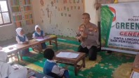 Polsek Pulau Burung Edukasi Anak PAUD Cinta Lingkungan, Kapolsek: Tanamkan Kebiasaan Sejak Dini