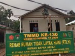 ​Bantu Pengentasan Kemiskinan dan Stunting, Kodim 0314/Inhil Gencarkan Program TMMD ke-130