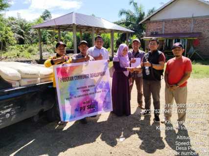 PT SRL Blok VI Distribusikan Tiga Program Community Development di Kabupaten Inhil Secara Beruntun