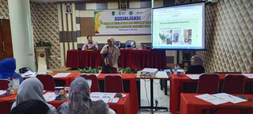 Dinkes Inhil Gelar Sosialisasi K3