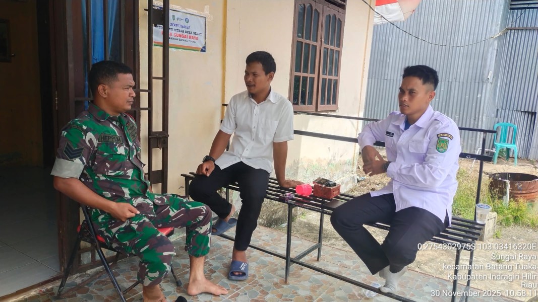 Babinsa Himbau Tokoh Pemuda Perkuat Kerja Sama untuk Majukan Desa