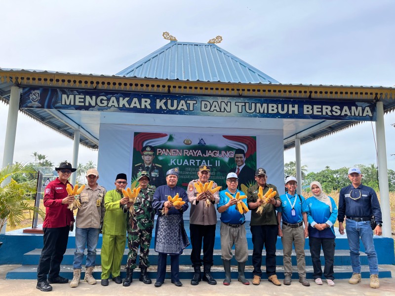 Kapolsek Pulau Burung Jadi Ujung Tombak Kapolres Inhil dalam Gerakan Ketahanan Pangan