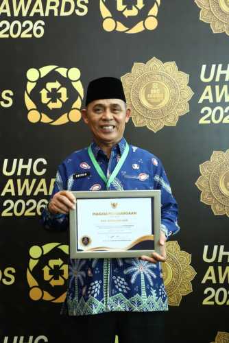 Inhil Raih Penghargaan UHC Awards 2026 Kategori Madya, Bukti Komitmen Pemerintah Daerah Perluas Akses Jaminan Kesehatan