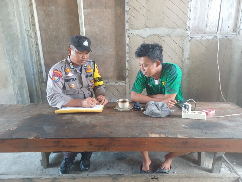 Bhabinkamtibmas Polsek Pelangiran Gelar DDS di Desa Rotan Semelur, Perkuat Harkamtibmas Sesuai Program Prioritas Kapolri