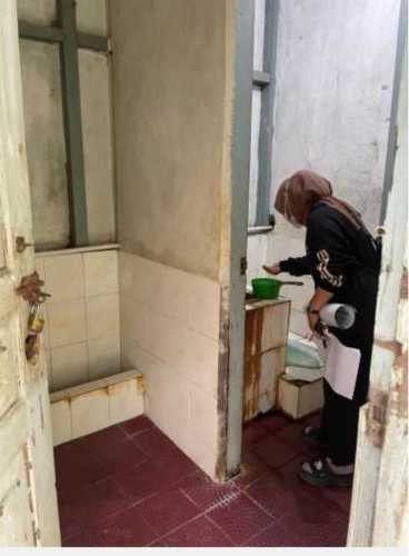 Puskesmas Pengalihan Enok Gelar Inpeksi Higiene sanitasi sekolah dan kantin sekolah