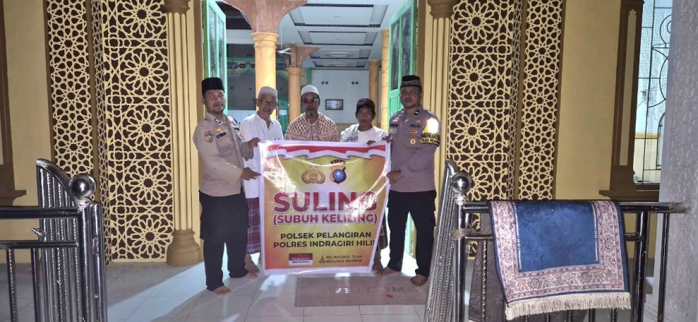 Polsek Pelangiran Gencarkan Suling Implementasikan Green Policing