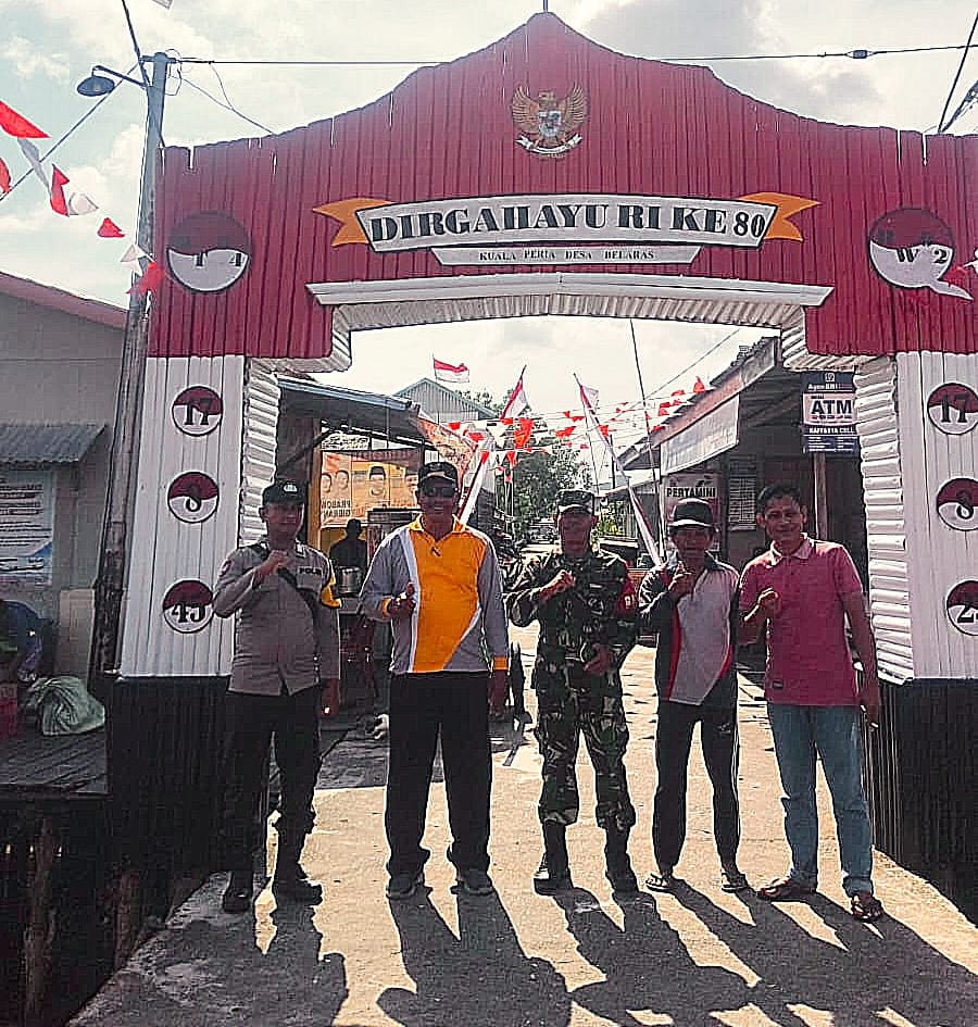 Babinsa Desa Belaras Laksanakan Patroli Siskamling Bersama SDM Komduk Desa Belaras