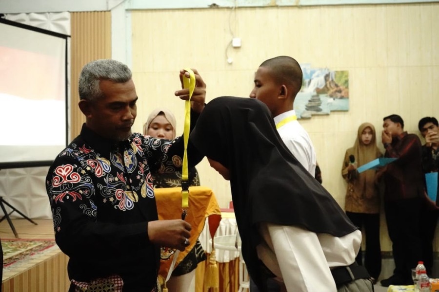 Bupati Herman diwakili Plt Asisten I hadiri pembukaan diklat Paskibraka Kabupaten Indragiri Hilir