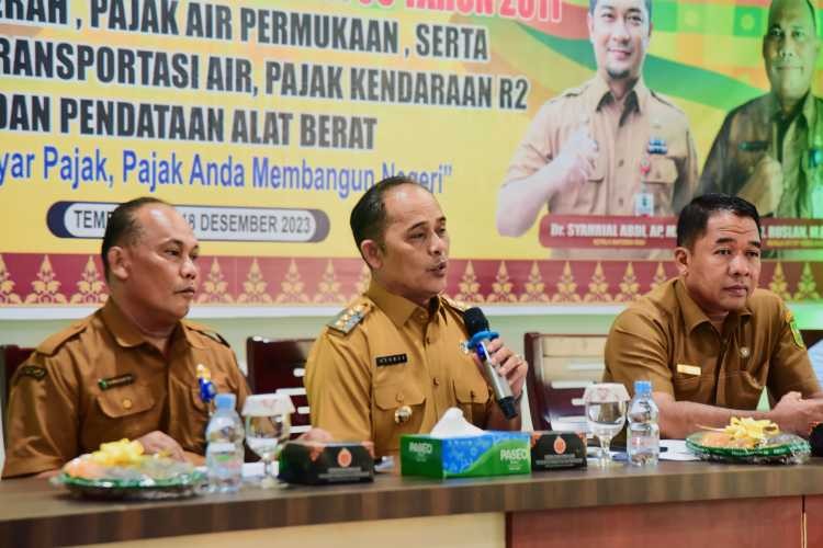 Pj.Bupati Inhil Membuka Secara Resmi Sosialisasi Tentang Pajak Daerah