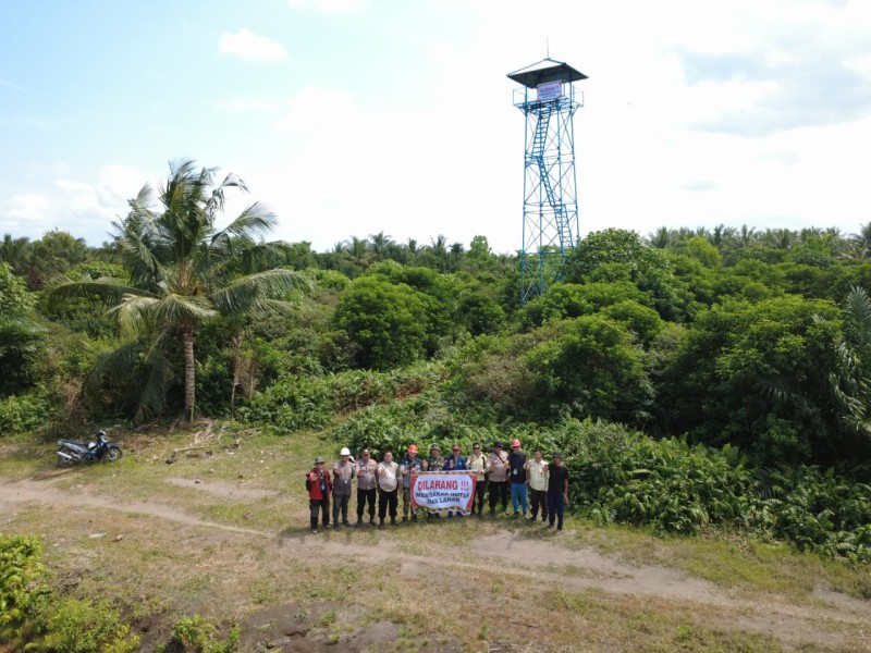 Sambu Group Lakukan Patroli Gabungan Untuk Pencegahan Karhutla