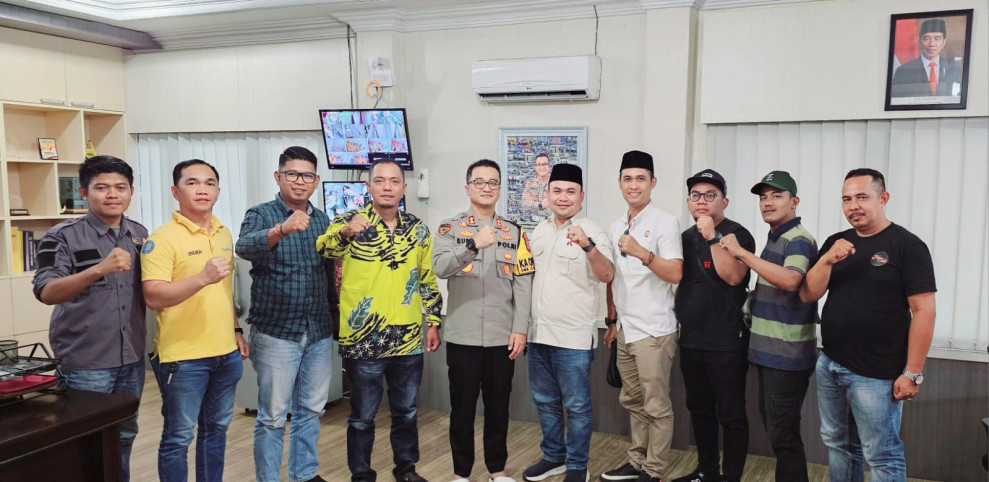 Perkokoh Kemitraan, Insan Pers Dukung Polres Inhil Jaga Kondusifitas Masyarakat