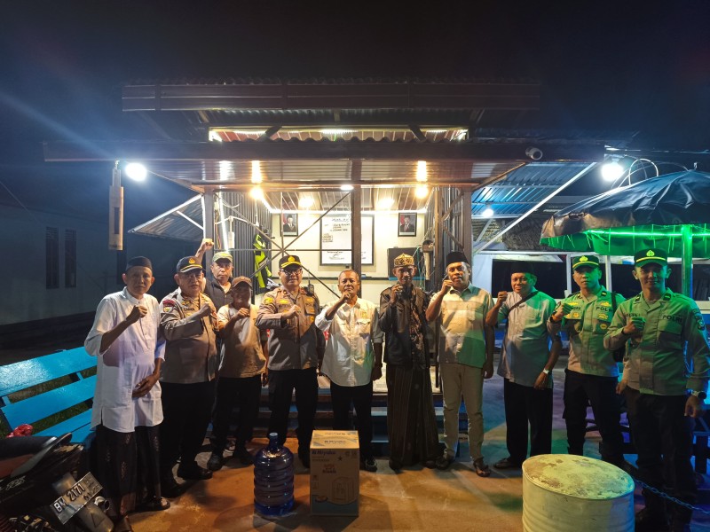 Polres Indragiri Hilir Lakukan Pengecekan Pos Satkamling, Wujudkan Stabilitas Kamtibmas