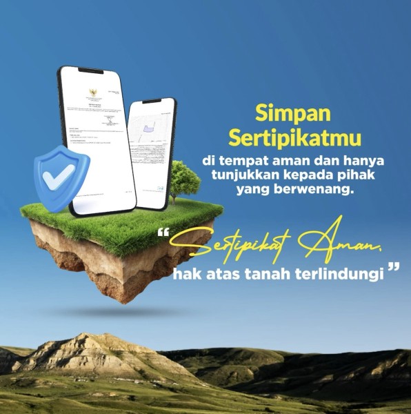 Antisipasi Kerugian Materiil, Kantah Inhil Serukan Budaya Simpan Sertipikat Secara Aman dan Tertib