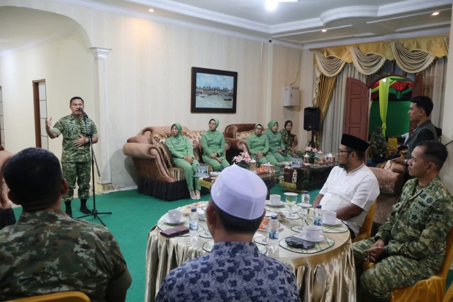 Pangdam XIX/Tuanku Tambusai Silaturahmi dengan Forkopimda Inhil