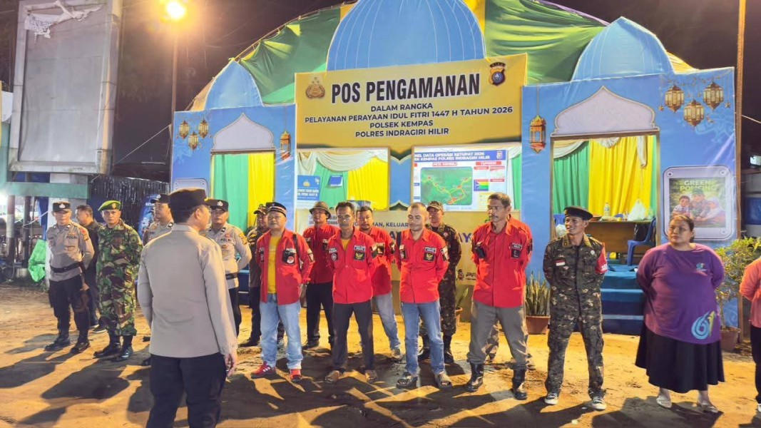 Solidaritas Tanpa Batas,Pemuda Batak Bersatu Kempas Turun Langsung Amankan Pawai Takbir Akbar 1 Syawal di Inhil