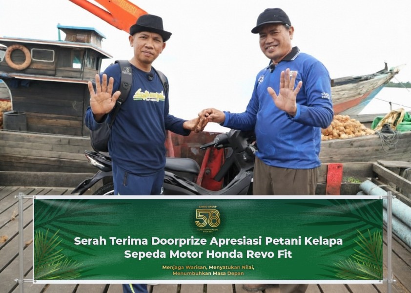 HUT ke-58, SAMBU Group Teguhkan Apresiasi untuk Ribuan Petani Kelapa di Indragiri Hilir