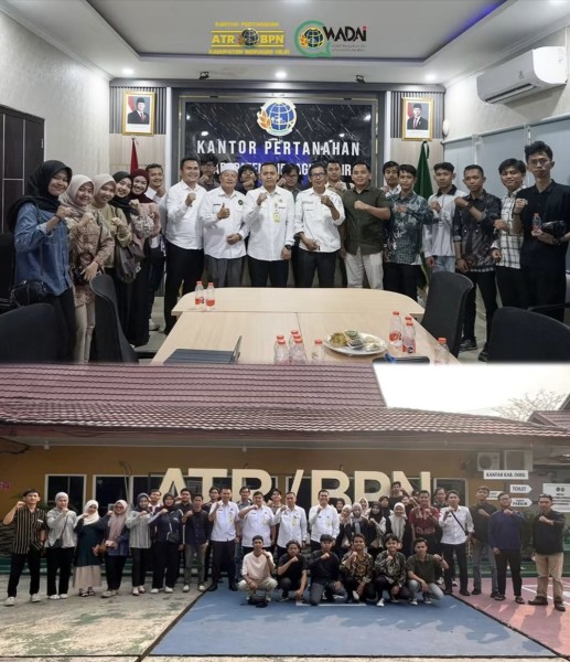 Sinergi Akademisi dan Agraria, Kantah Inhil Evaluasi Dampak Nyata KKN Tematik UNISI bagi Masyarakat