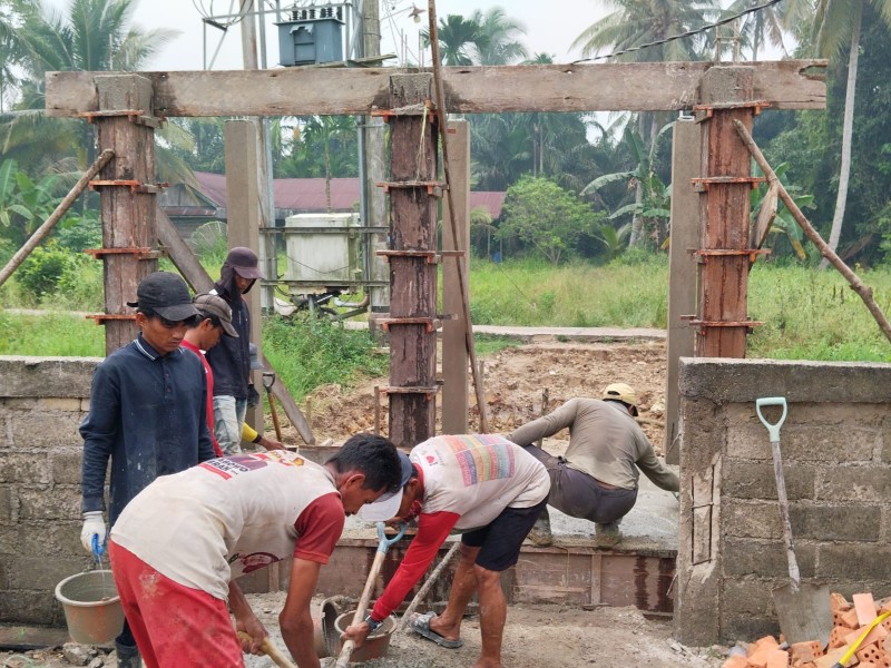 ​Sentuh Kebutuhan Dasar Masyarakat, TMMD ke-130 Kodim 0314/Inhil Penuhi Akses Sanitasi dan Air Bersih di Desa Kuala Lemang