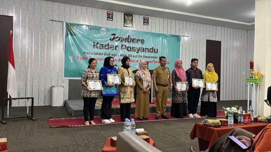 Dinkes Inhil Menggelar Jambore Kader Posyandu