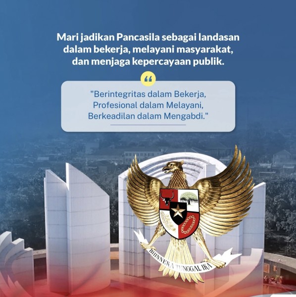 Wujudkan Keadilan Agraria, Kantah Indragiri Hilir Teguhkan Komitmen Pelayanan Berbasis Pancasila