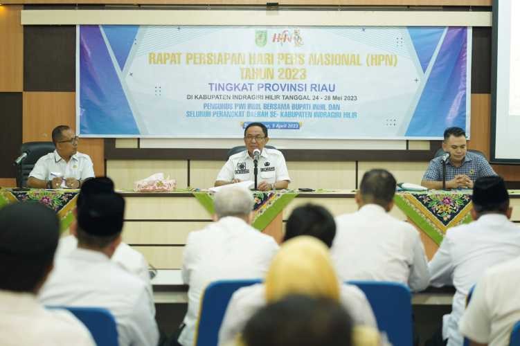 Rapat Persiapan HPN Tahun 2023 Tingkat Provinsi Riau