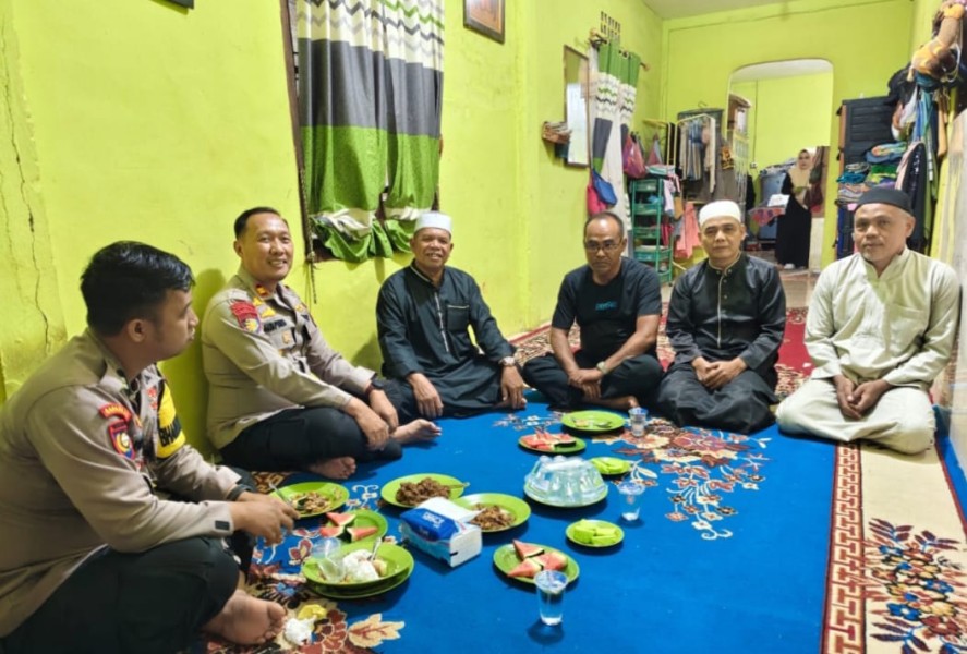 Silaturahmi Kapolsek GAS Pererat Kemitraan dengan Tokoh Masyarakat