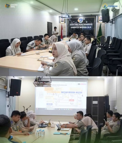 Menuju Layanan Pertanahan Transparan, Kakantah Matangkan PERINTIS di Inhil