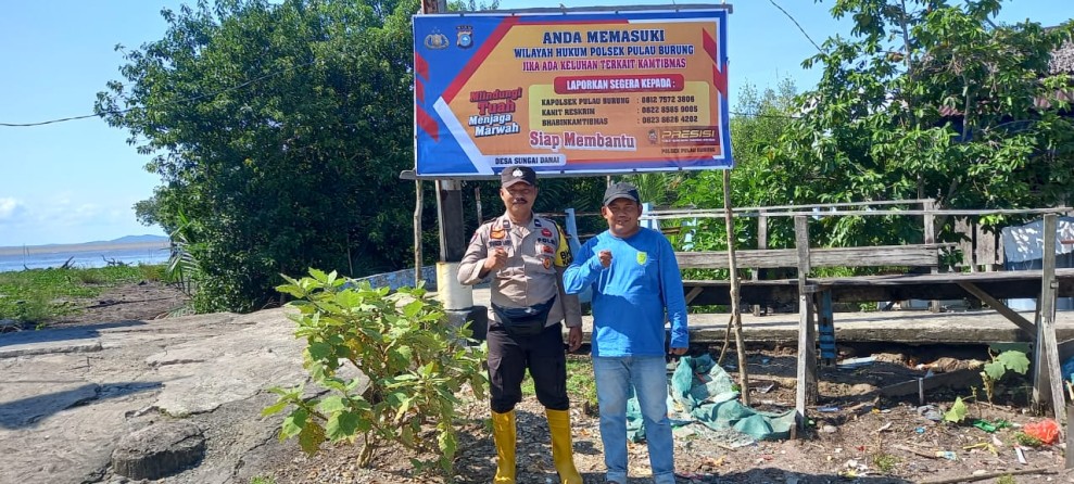 Kapolsek Pulau Burung: Sinergi Polisi-Masyarakat Kunci Keamanan Lingkungan