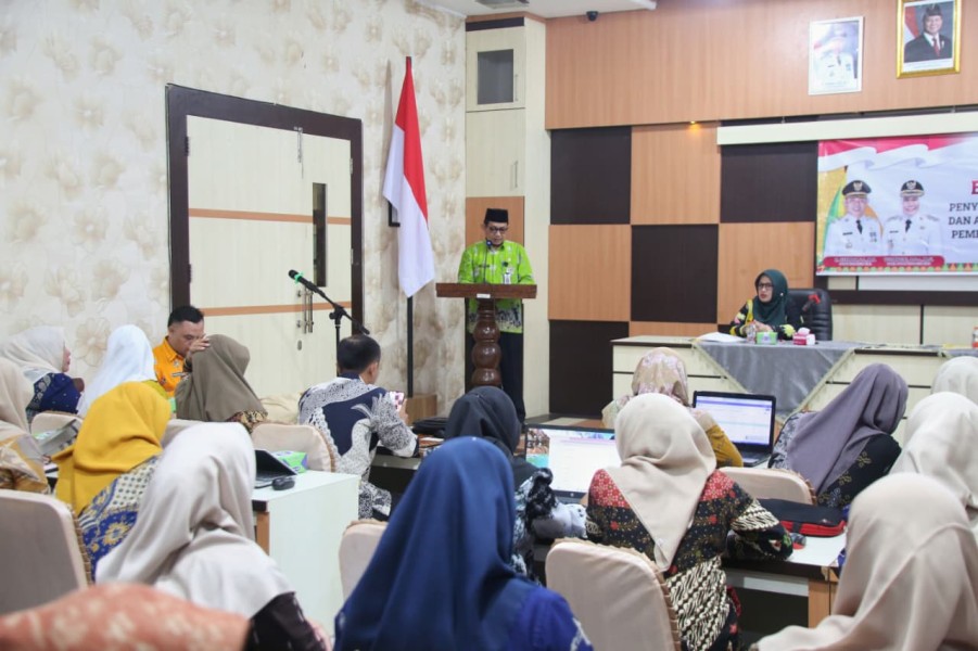 Bupati Buka Bimtek Analisis Jabatan (Anjab) Dan Analisis Beban Kerja (Abk) Di Lingkungan Pemkab Inhil Tahun 2026