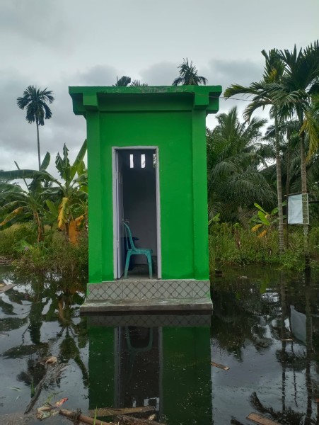 Pembangunan MCK di Desa Karya Tunas Jaya Hampir Rampung Jelang Penutupan TMMD ke-123