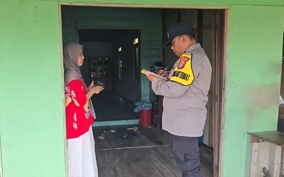 Bhabinkamtibmas Polsek Pelangiran Jadi Promotor DDS, Kapolsek IPTU Iwan Saputra: Dekatkan Diri dengan Masyarakat