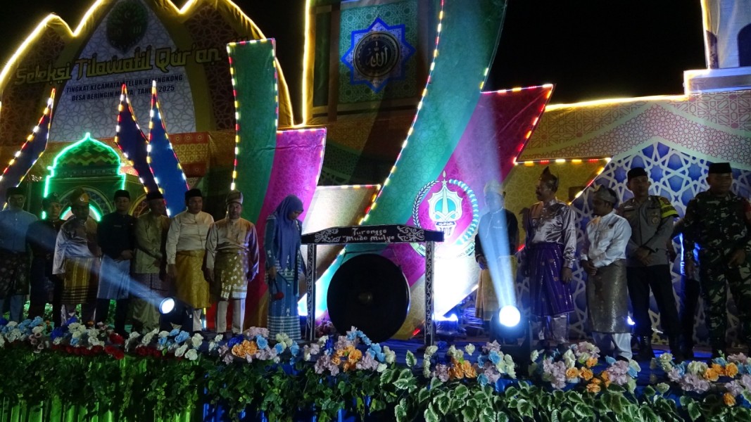 Wabup Inhil Buka Secara Resmi STQ Ke -3 di Kecamatan Teluk Belengkong