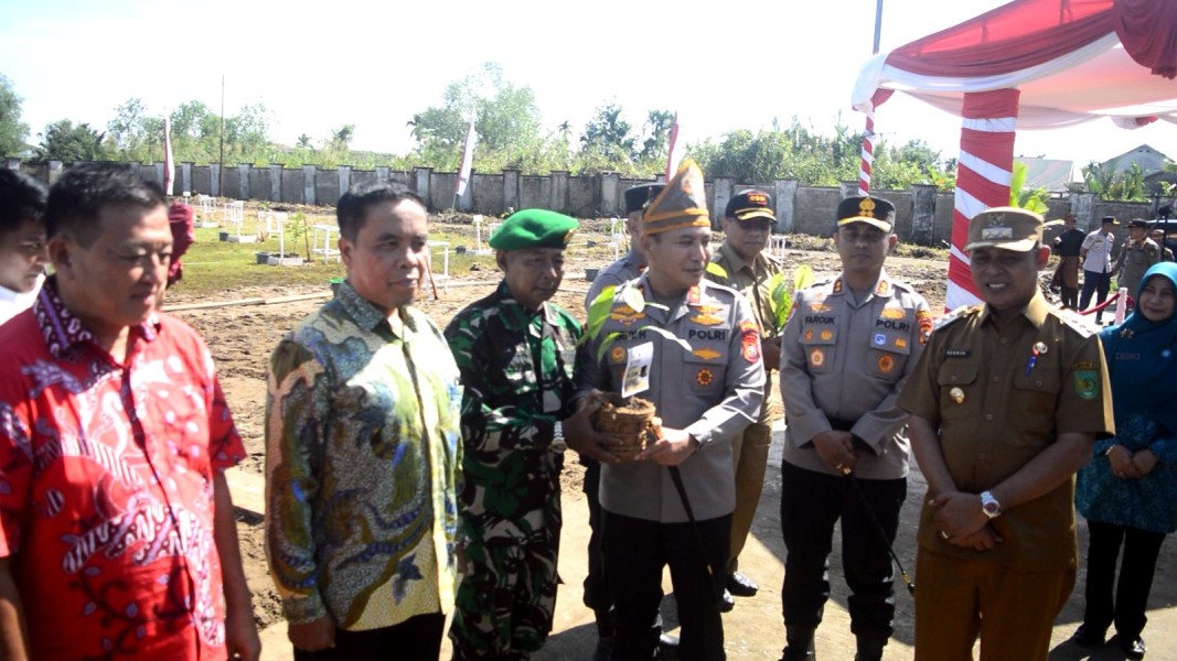 Danramil Tembilahan Hadir dalam Kunjungan Kerja Kapolda Riau di Inhil
