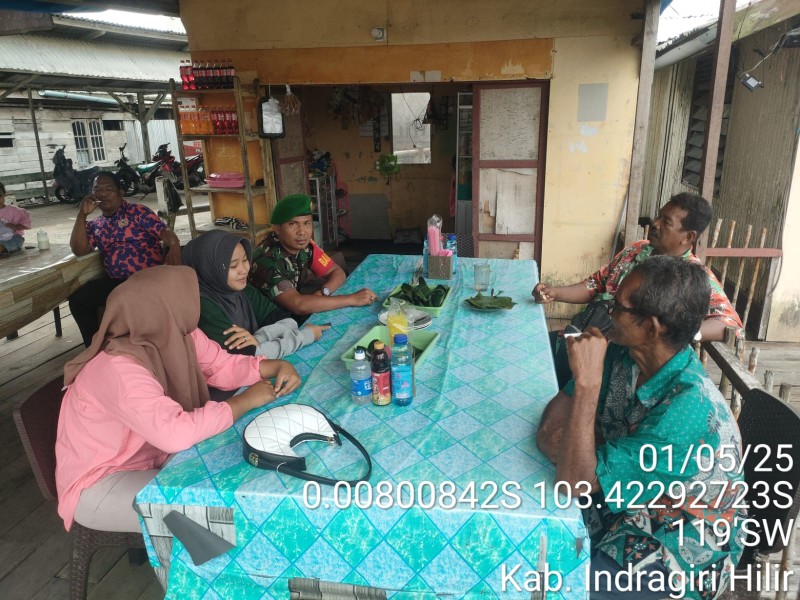 Babinsa Koramil 08/Mandah Kembangkan Strategi Binter untuk Deteksi Dini Konflik Sosial