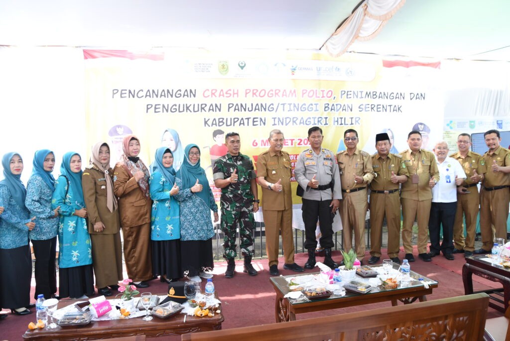 Galeri Pencanangan Crash Program Polio Penimbangan dan Pengukuran Panjang/Tinggi serentak Kabupaten Indragiri Hilir