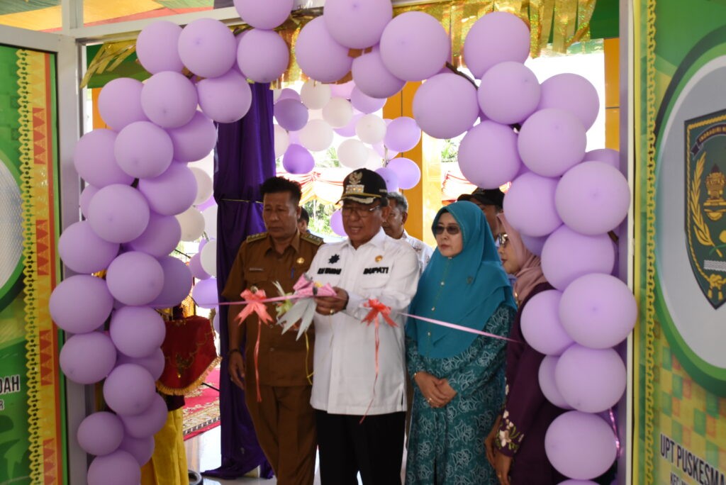 Galeri Bupati Indragiri Hilir Resmikan Gedung Baru Rawat Jalan dan Rawat Inap UPT Puskesmas Mandah