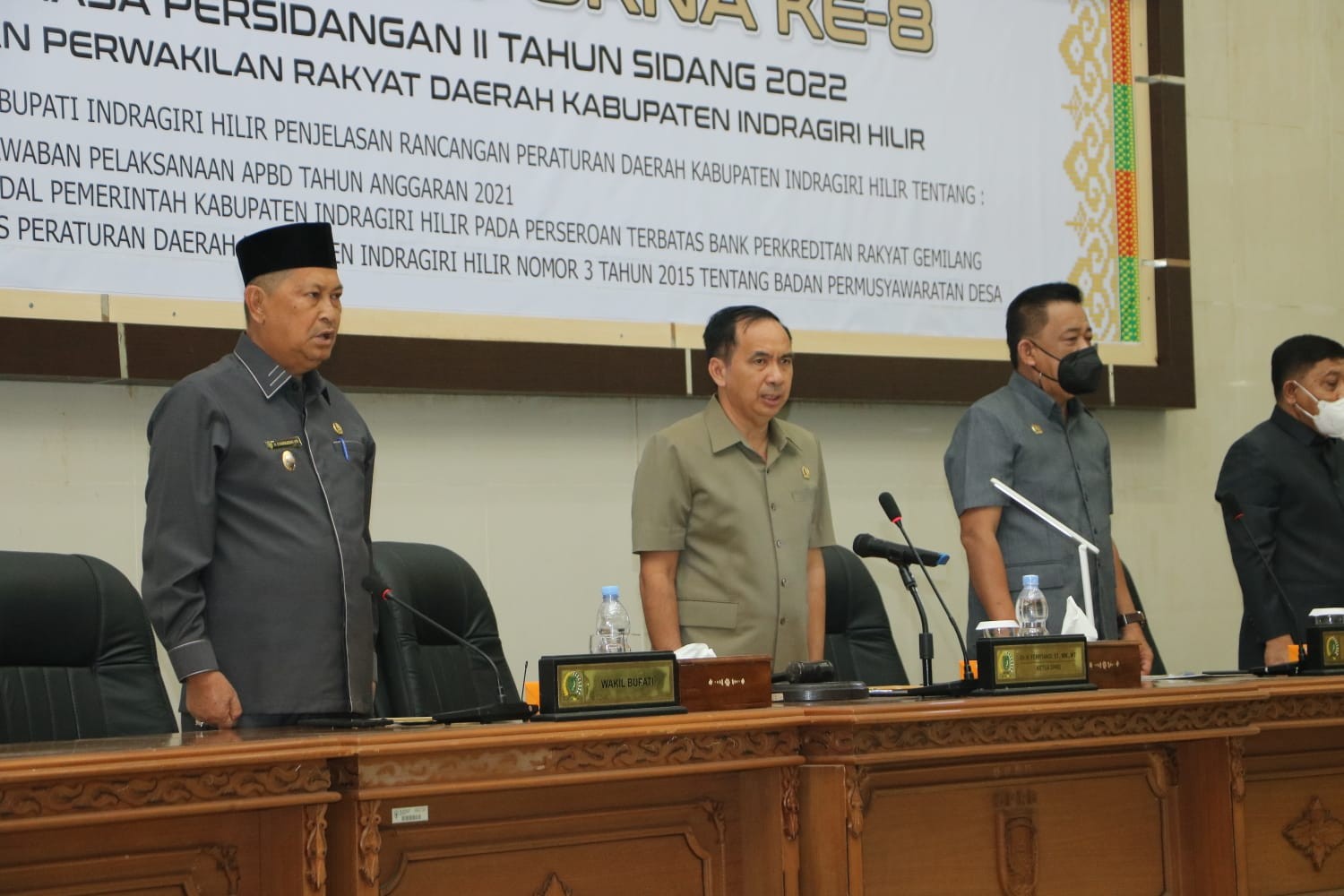 DPRD Inhil Pertanyakan Tidak Jalannya Proyek Pembangunan