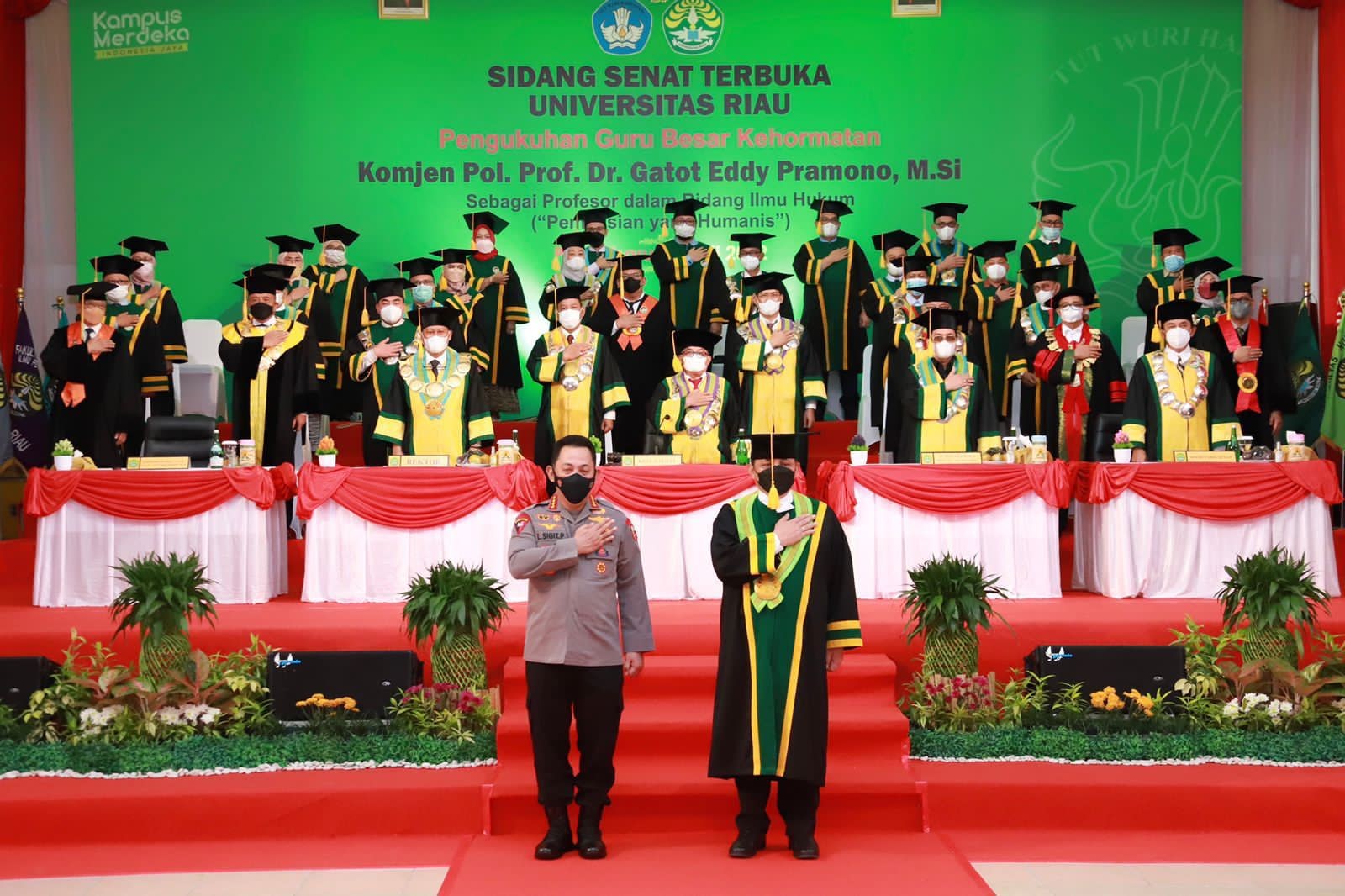 Komjen Pol Prof Dr Gatot Eddy Pramono Msi Resmi Dikukuhkan Sebagai Guru Besar Kehormatan Universitas
