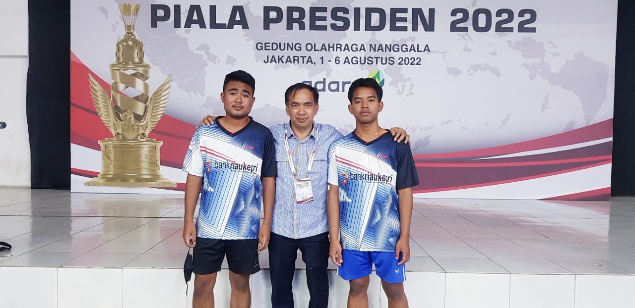 2 Atlet Tembus 8 Besar Piala Presiden, Ketua PBSI Inhil Ucapkan Terimakasih Atas Dukungan Bupati