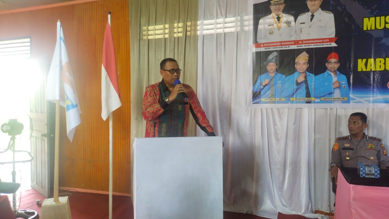 Bupati Inhil Membuka Musda XIII KNPI, Berikut Pesan-pesannya 