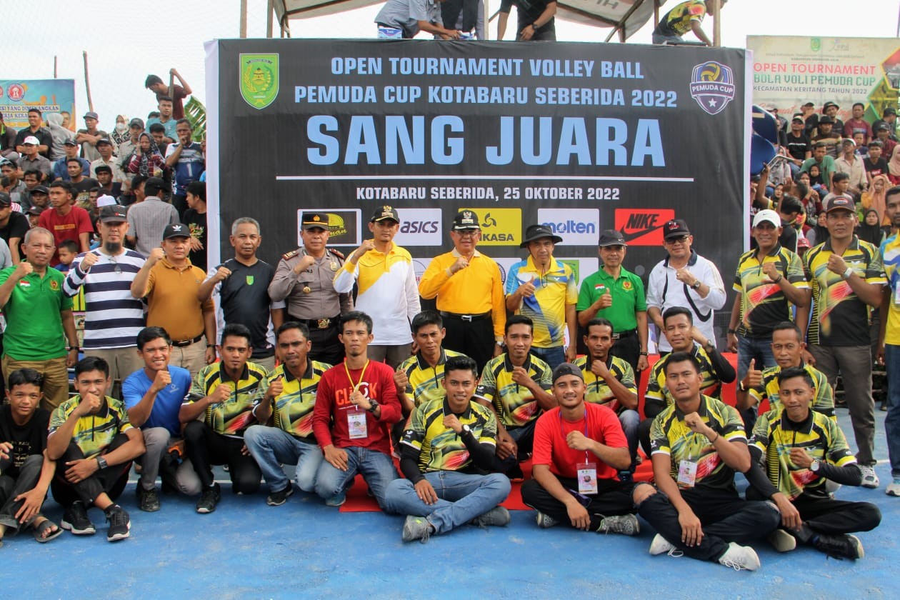 Turnamen Voli Pemuda Kotabaru Cup Ditutup, Ferryandi Berharap Prestasi Meningkat Tubuh Semakin Sehat