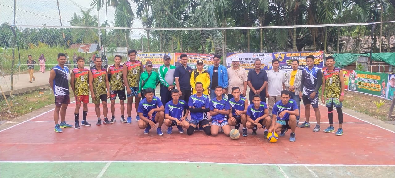 Pembukaan Turnamen Volly Ball, Ketua JMSI Inhil: Junjung Tinggi Sportivitas