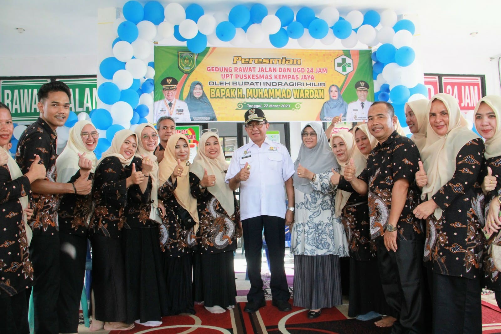 Guna Peningkatan Layanan Kesehatan, Bupati H.M Wardan Resmikan Gedung Baru Puskesmas Kecamatan Kempas