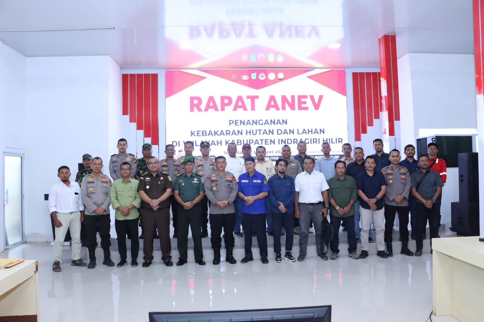 Kapolres Inhil: Lahan Terbakar Berstatus Quo, Selidiki Dalangnya