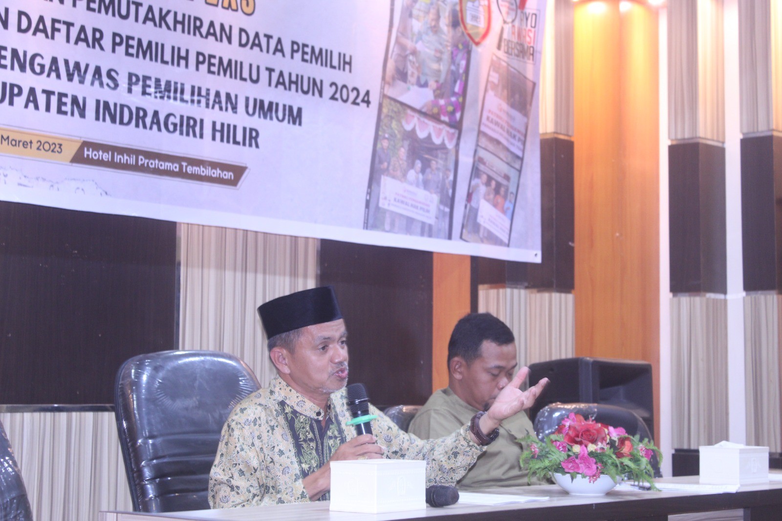 Bawaslu Inhil Gelar Konpers Hasil Pengawasan Pemutakhiran Data Pemilih dan Penyusunan Daftar Pemilih Pemilu Tahun 2024
