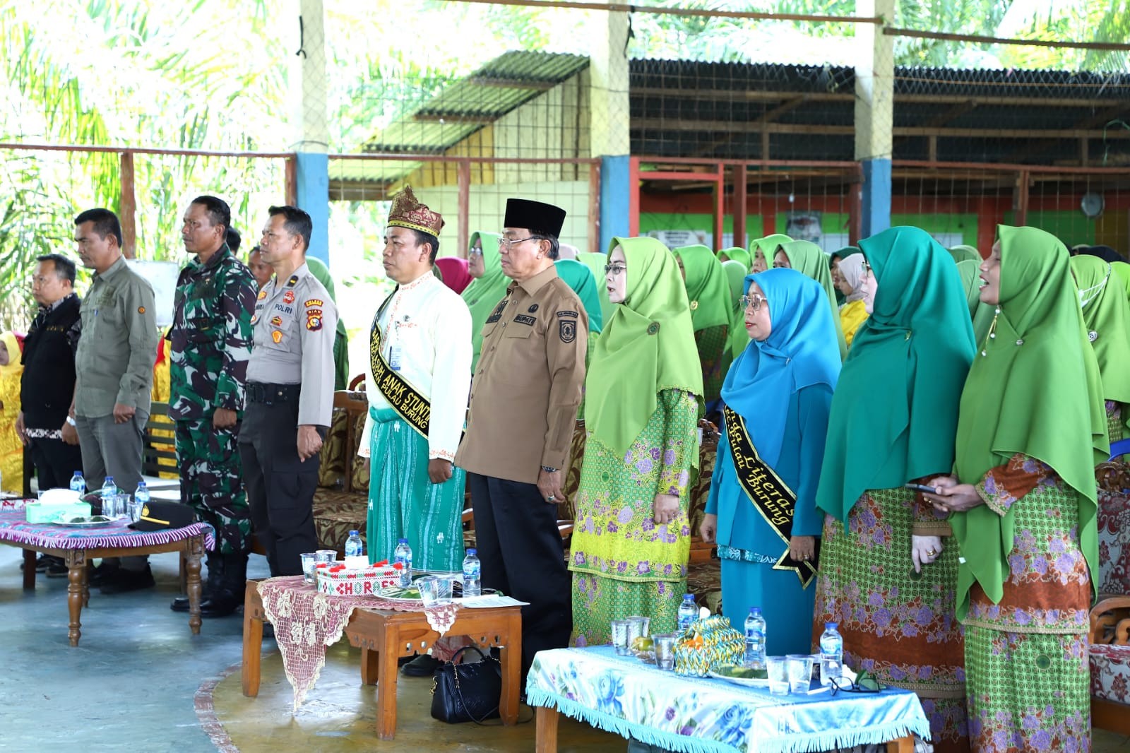 Buka Jambore PKK di Kecamatan Pulau Burung,Bupati Inhil Juga Sosialisasikan Pencegahan Stunting