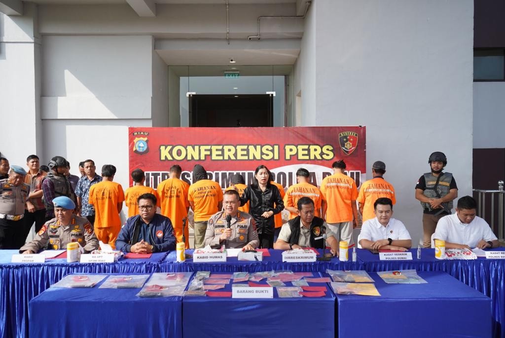 Tim Satgas TPPO Polda Riau beserta Jajaran berhasil Menggagalkan Penyelundupan 39 PMI Ilegal