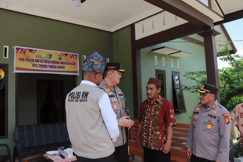 Pastikan Polisi RW beraksi, Kapolda Riau datangi Daerah Terluar